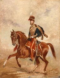 Oberstleutnant James Thomas Brudenell (1797-1868) 7. Earl of Cardigan, ca. 1854